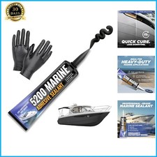  Black 5200 Marine Sealant - Fast Cure, High Bond Strength, UV Resistant Underw
