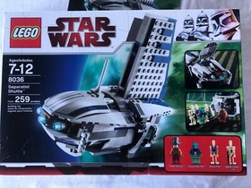 LEGO 8036 Star Wars: Separatist Shuttle 100% Complete W/Box orig Instr & Minis