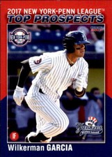 2017 New York-Penn League Top Prospects Choice #19 Wilkerman Garcia Venezuela VZ