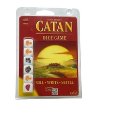 CATAN Dice Game Settlers Klaus Teuber Roll Write Settle NEW Board Game