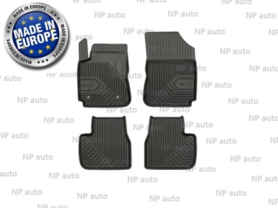 NEW LHD BLACK RUBBER FLOOR MATS ALL WEATHER FOR CITROEN C4 CACTUS 2014-2021