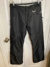 Ocean & Earth Black Snow Pants Womens Small S Lined Winter Snowboard Ski Pants