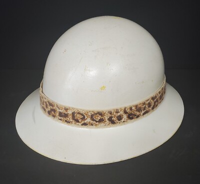 Vintage Willson Full Brim Hard Hat Safety Fiberglass Safari