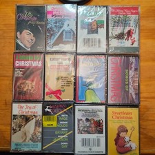 Vintage SEALED Lot 12 Christmas Music New Old Stock NOS 70s 80s Cassette Tapes