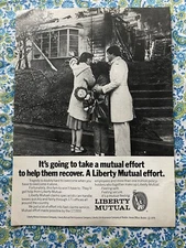 Vintage 1979 Liberty Mutual Insurance Print Ad