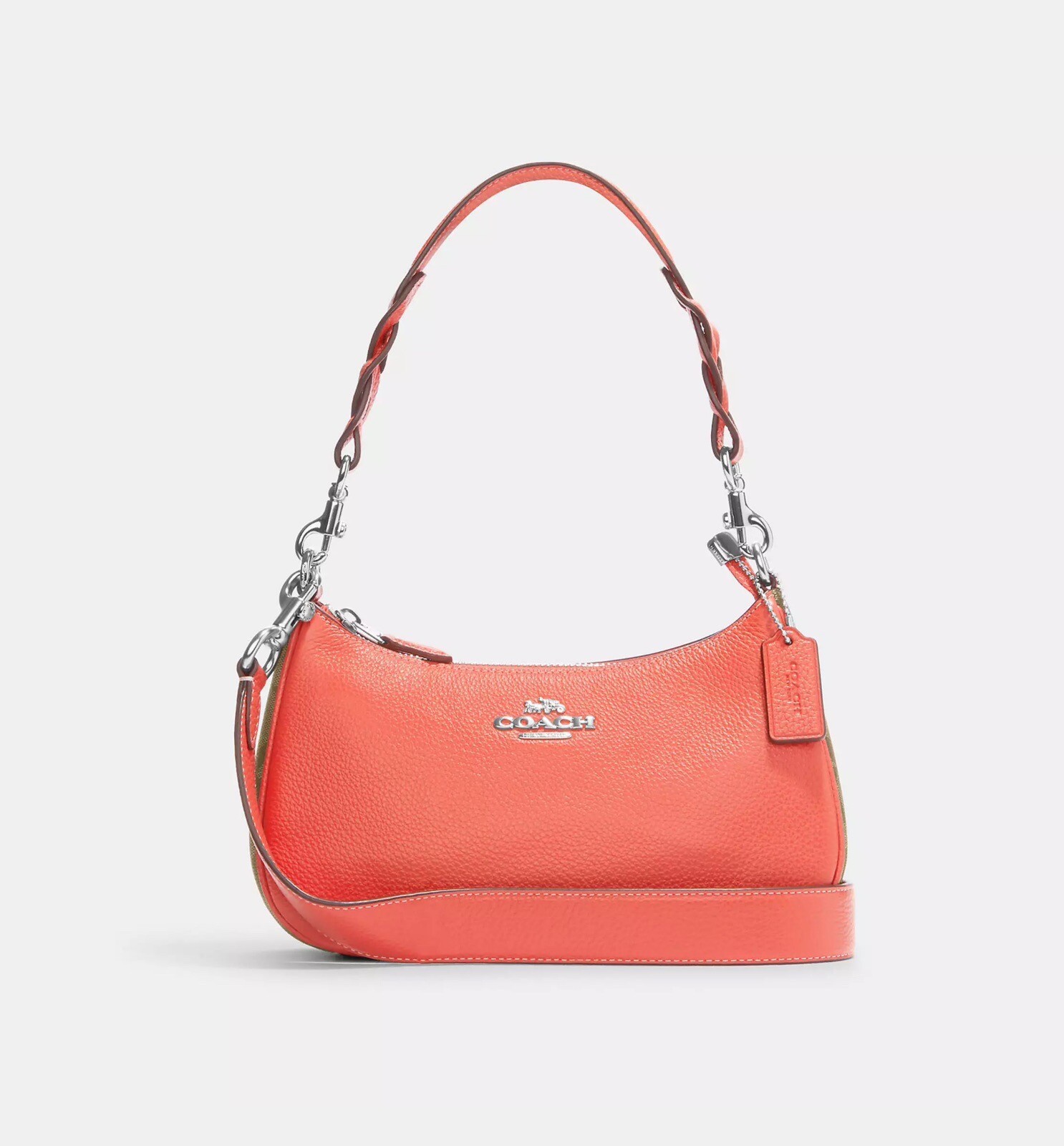 ☂️🍄Coach Teri Shoulder Bag In Signature Canvas CJ590 NWT
