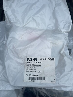 Eaton LE215AB04TX Load Break Elbow with Test Point
