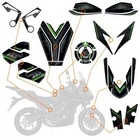 Set Graphic Stickers Resin 3D Compatible Kawasaki Versys 650 2017-2020