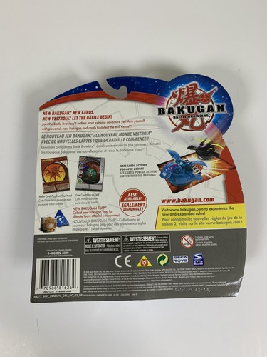 Spin Master Bakugan 2008 nuevo paquete de personajes Vestroia Brontes - raro - sellado - Imagen 5 de 5