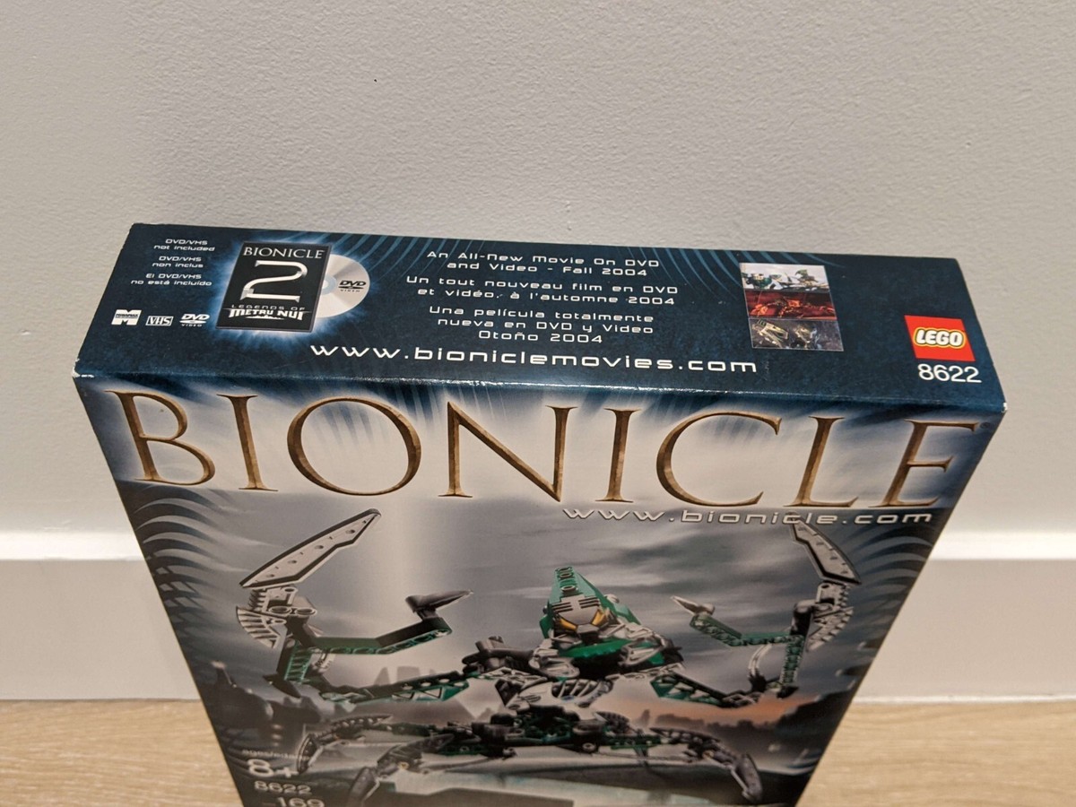 Lego Bionicle Nidhiki 8622, USED 99.9% Complete (Wrong Disc Number