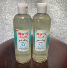 Burt's Bees 12 Oz Micellar 3in1 With White Cypress Oil Cleansing Water 2 Bottles