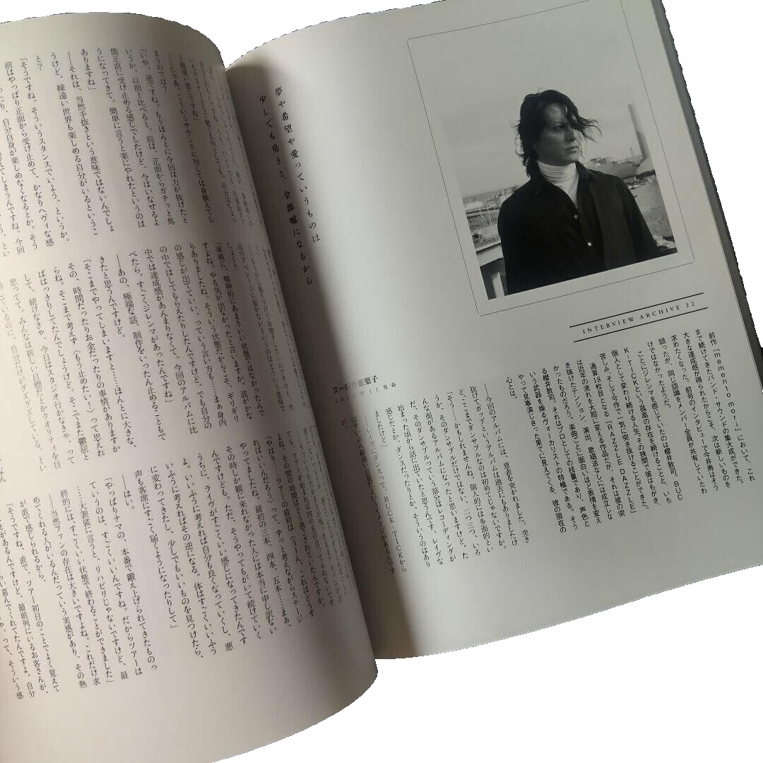 Atsushi Sakurai BUCK-TICK Memorial Issue Interview & Photo