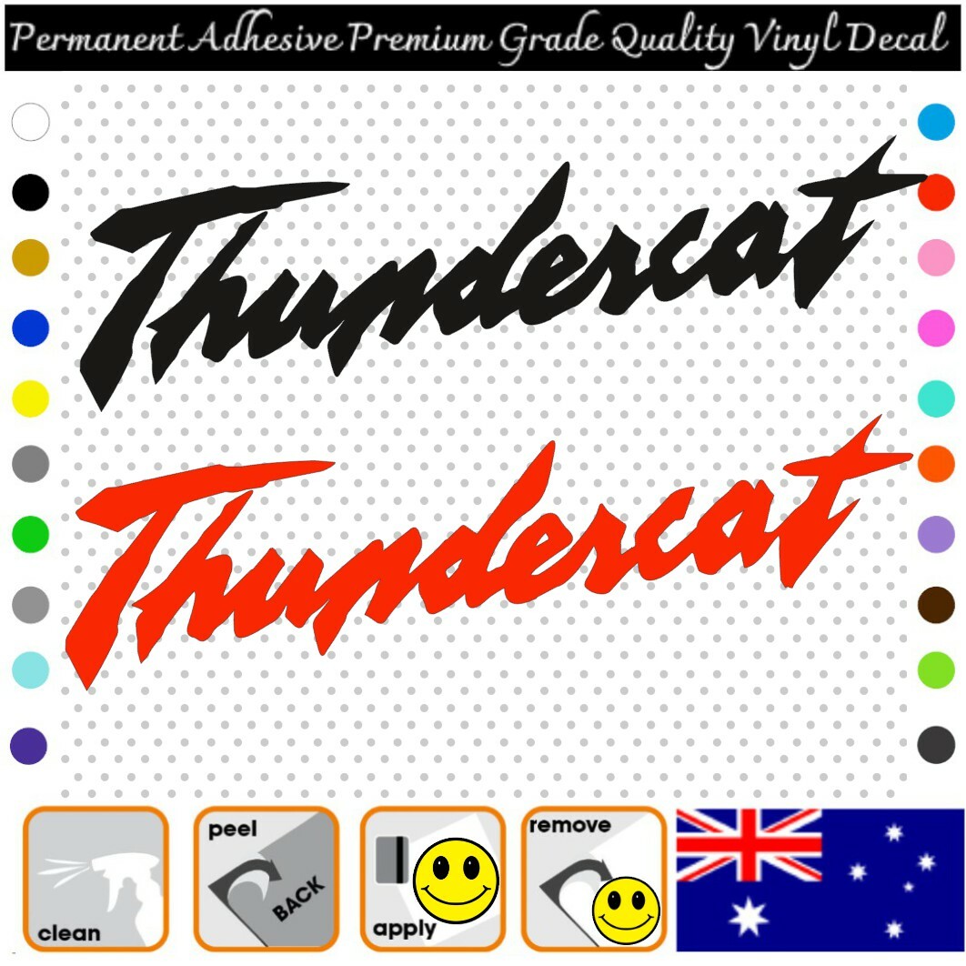 Thunder Cats Vinyl Vehicle Sticker - 4.25x6 Inch Weatherproof Decal