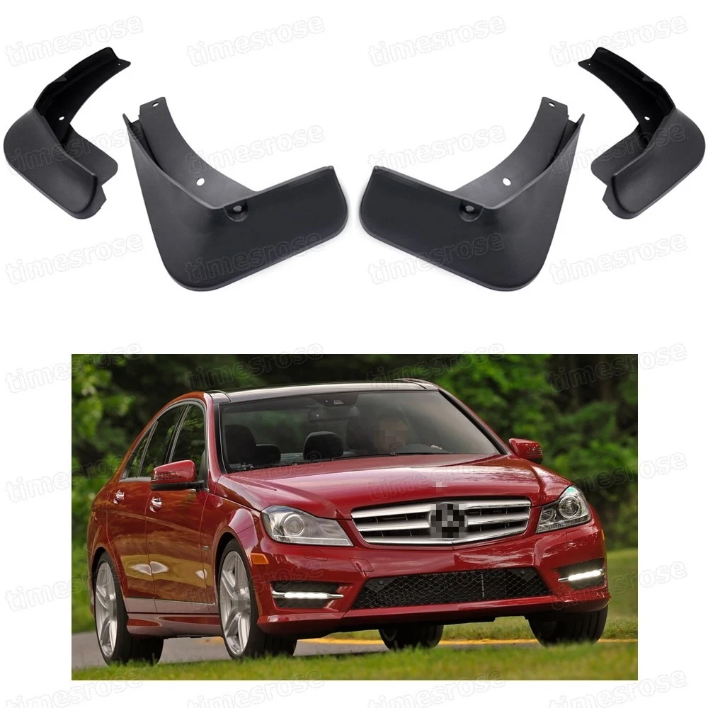 Car Mud Flaps Splash Guards Fender Mudguard for Mercedes C Class