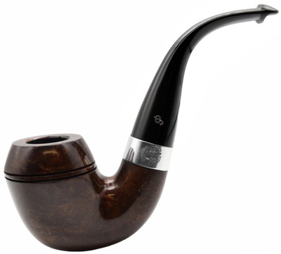 Peterson Sherlock Holmes Dark Finish 'Watson' Sterling Silver Mount Briar Pipe D