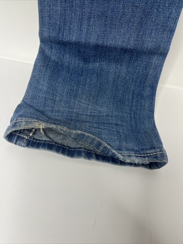 Miss Me Jeans Womens 26 (30x34) Blue Boot Cut Low Rise Distressed JP4369 - Picture 11 of 17