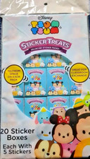 Disney Tsum Tsum Valentine Sticker Packs. 20 Sticker Boxes Each w/5 Stickers