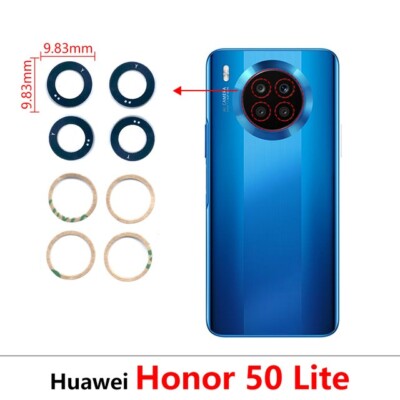 Honor 50 Lite rear glass camera lens camera glass huawei lot 4pcs