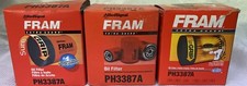 3 Fram Engine Oil Filters PH3387A  NOS