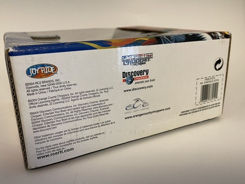 Orange County Choppers bike toy COMANCHE 1:18 scale Joy Ride vtg 2004 NEW in box - Picture 5 of 6