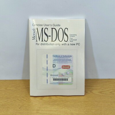 MS-Dos V6.22 auf 4 x 3,5'' Disketten neu und versiegelt