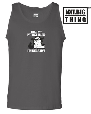 I Had My Patience Weste Freizeitkleidung I'm Negative lustig Katze Weihnachten Geschenk Tank Top