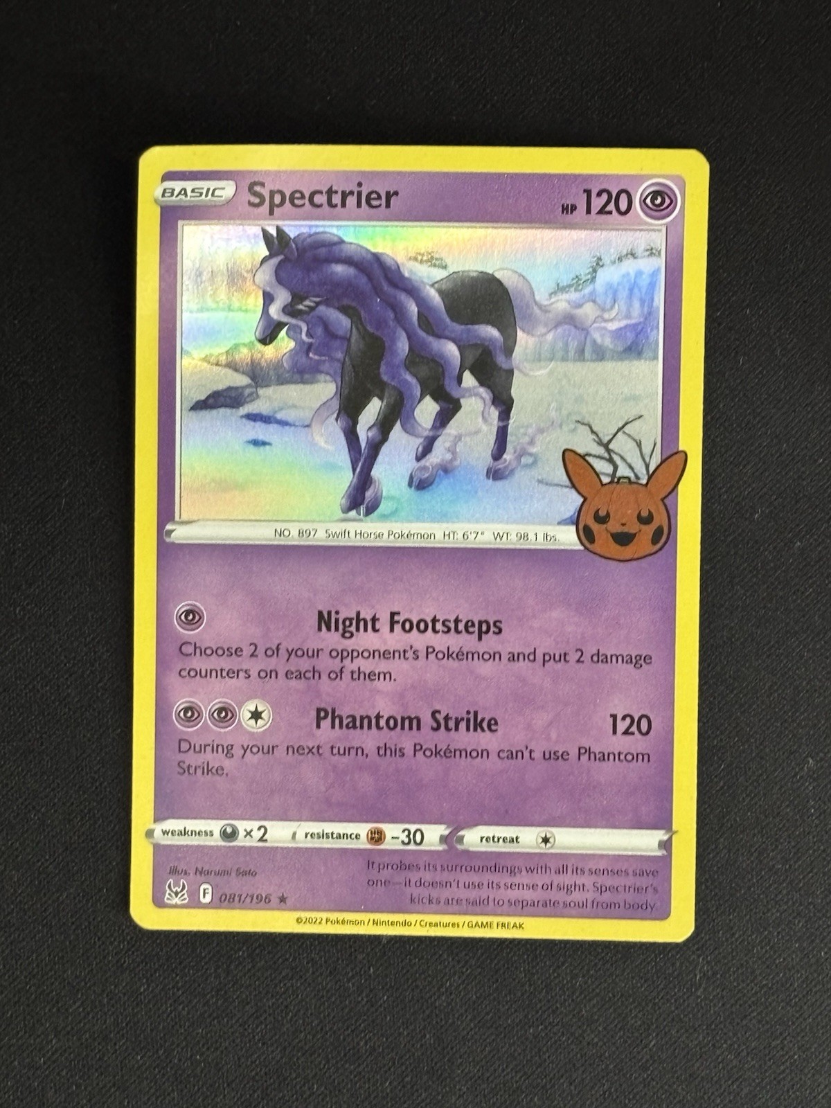 Spectrier 081/196 Trick or Trade Booster Bundle 2023 Holo