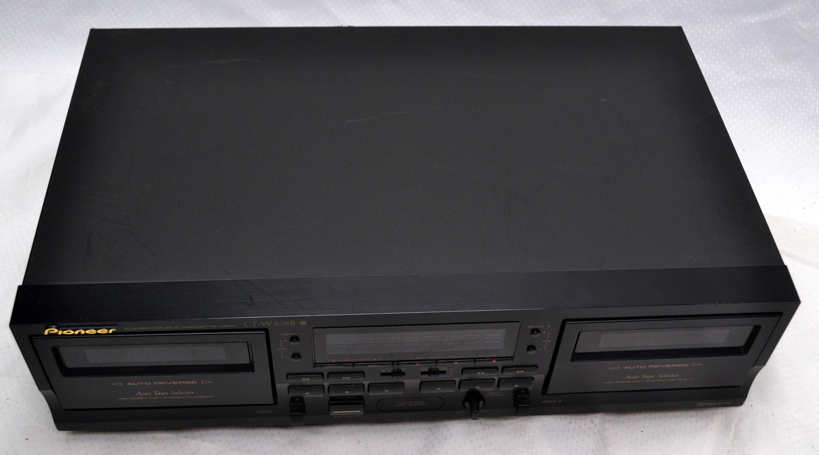 Pioneer CT-W208R Stereo Dual Cassette Deck - Parts/Repair