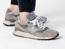 New Balance 998 Made in USA Grey Silver SZ 11.5 Men's Classic U998GR