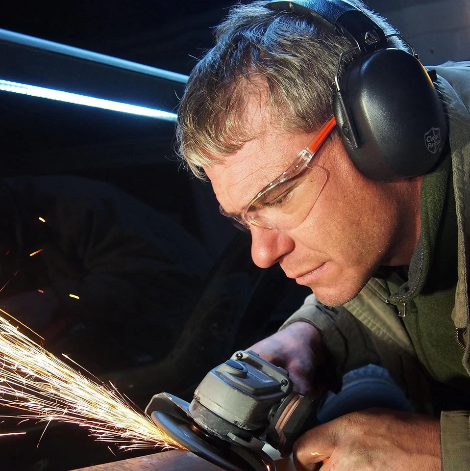 Clearmor Safety Ear Muffs protección auditiva para los oídos - 31,5 Db SNR reducción de ruido Foto 4 de 4