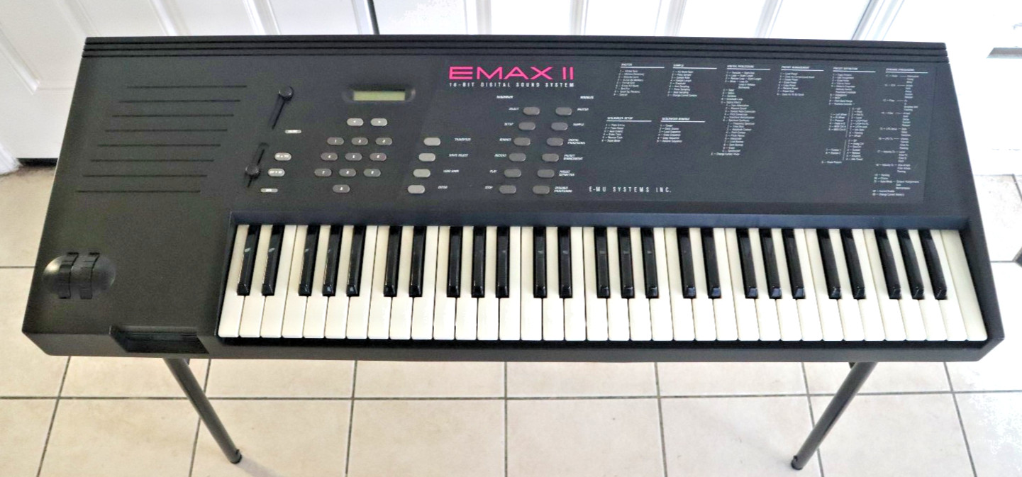 E-mu Emax vintage synthesizer equipment - eBay listing photo 1