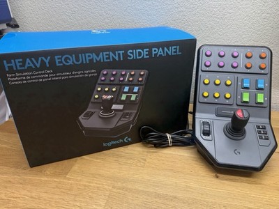 Logitech Heavy Equipment Side Panel Immersive Farm Control Board 945-000031 Box