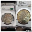 1881-S $1 MORGAN DOLLAR - NGC MS-66 CAC And 1886 Unc Details