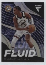 2022-23 Panini Flux Fluid Silver Prizm Bennedict Mathurin #9 1g2w