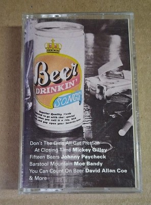 Beer Drinkin' Songs by Various (Cassette 1984 CBS) CBT17723 US