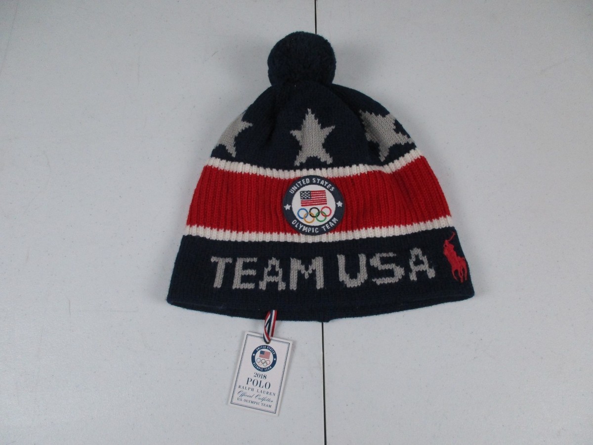 Polo Ralph Lauren Beanie Mens Large XL 2018 Team USA Knit | eBay
