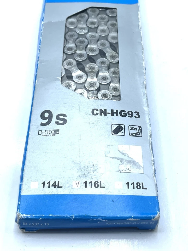 Shimano CN-HG93 9-Speed Road / MTB Bicycle Chain Deore XT / Ultegra 116-Links - Image 2 of 4