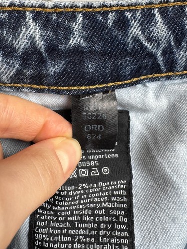 Jeans denim Alexander Wang blu chiaro mamma vita alta taglia 28 - Foto 15 di 16