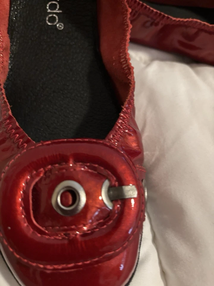 Bernardo Red Ballet Shoes Size 9 M - Image 3 of 4