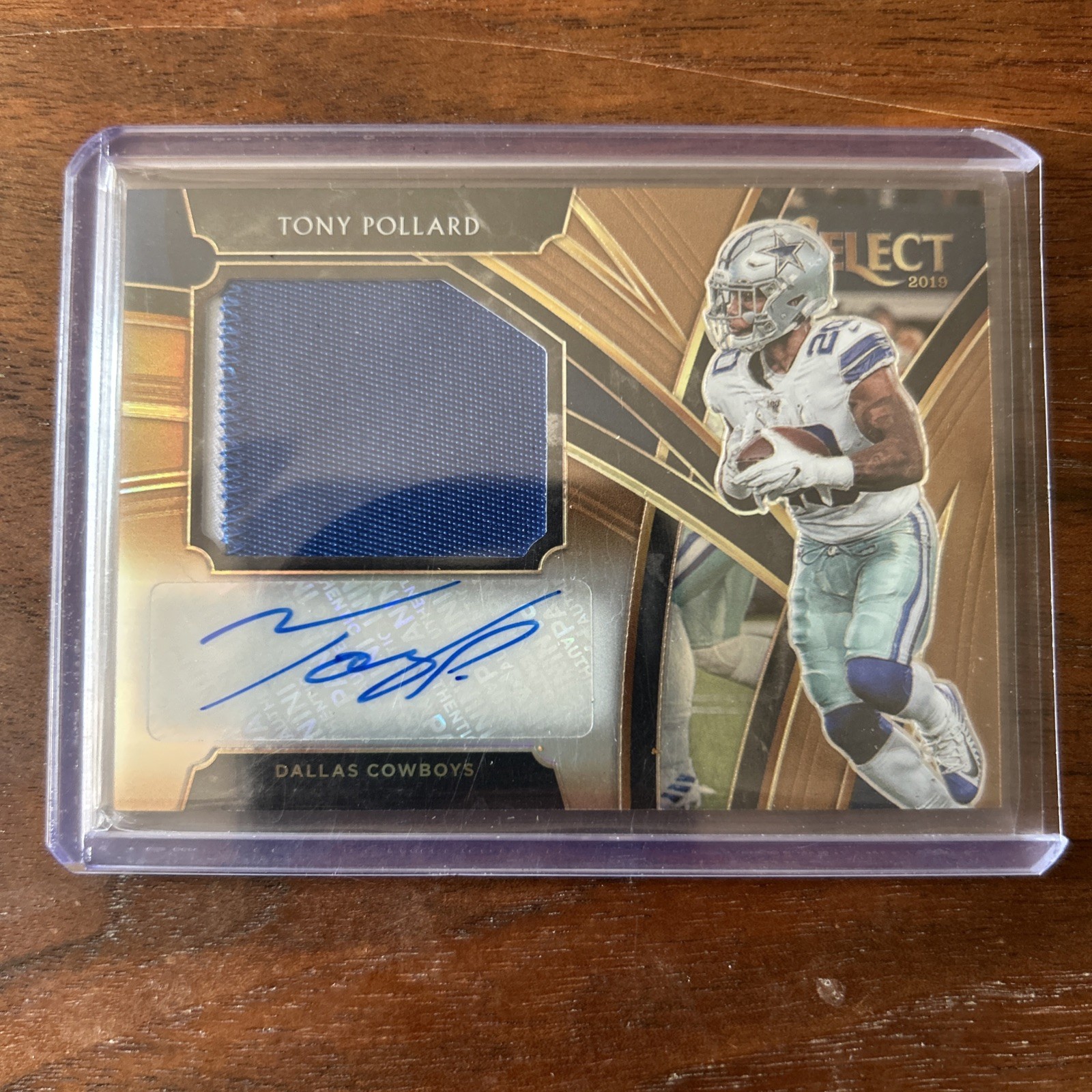 2019 Select Jumbo Rookie Signature Swatches Auto Copper TONY POLLARD JM-TP /49