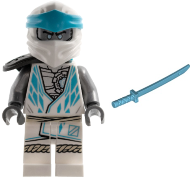 LEGO Ninjago Minifigur - njo719 njo0719 - Zane - aus 71765 71786 112322