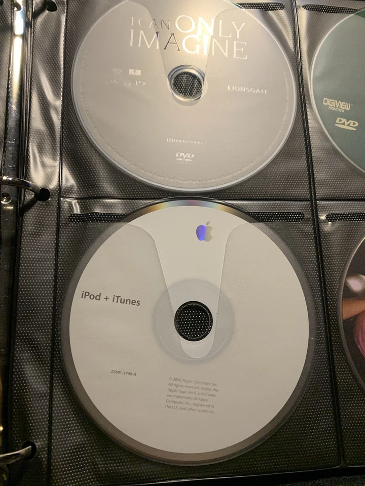 APPLE iPod + iTunes Mini Install CD 2Z691-5749-A OEM 2006 Software Vintage - Image 3 of 3