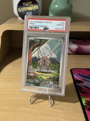 Pokemon TCG Twilight Masquerade Pinsir 168/167 PSA 10 Gem Mint Illustration Rare