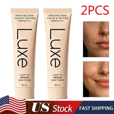 2X Luxe Color Changing Foundation, Speedyly Adapts to Your Skin Tone- Medium US 