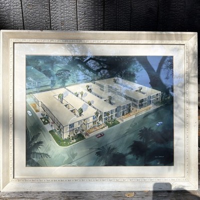 Donald Charles Hensman - Original Architectural Rendering (Buff Straub Hensman)