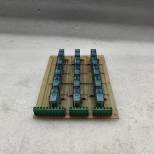 FINDER 24V=DC RELAY PCB BOARD WITH MULTIPLE RELAYS AND TERMINAL BLOCKS