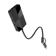 1 PC 8 in 1 USB 3.0 Type C SD Card Hub Adapter SD TF CF XD MS Memory Card Reader