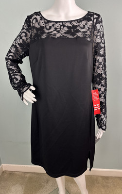 donna ricco lace sheath dress Donna Ricco New York Womens Navy Blue Lace Sheath Dress sz8 Elegant Cocktail