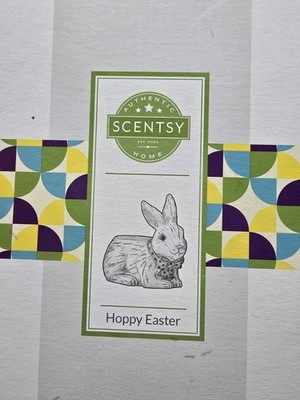 Scentsy Happy Hare Easter Bunny Warmer White Rabbit Pattern New In Box