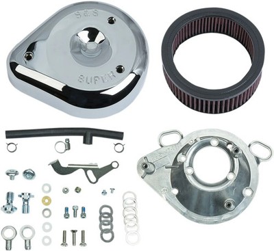 S&S CYCLE 17-0404 LUFTFILTERSATZ TEARDROP HARLEY XLH 883 SPORTSTER 1992